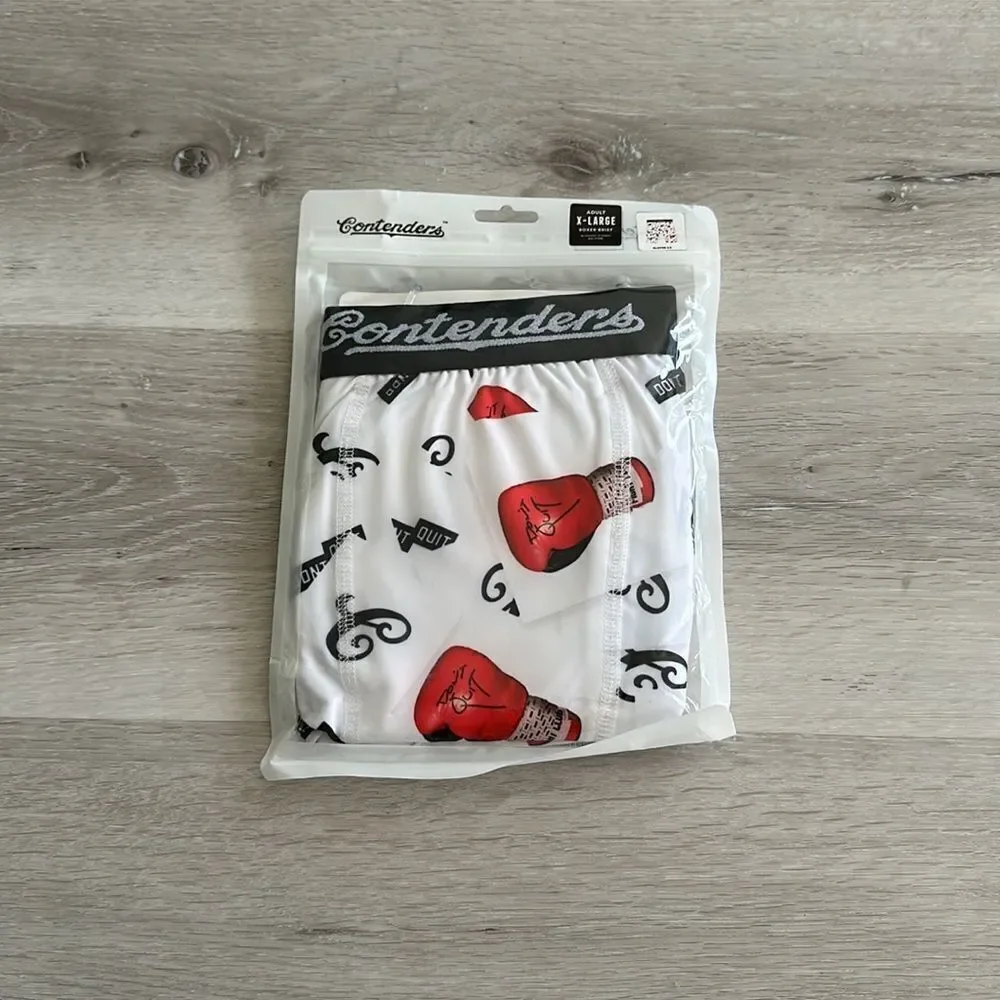 Contender‎ Gloves 2.0 Boxer Briefs white XL NWT IN PACKAGE